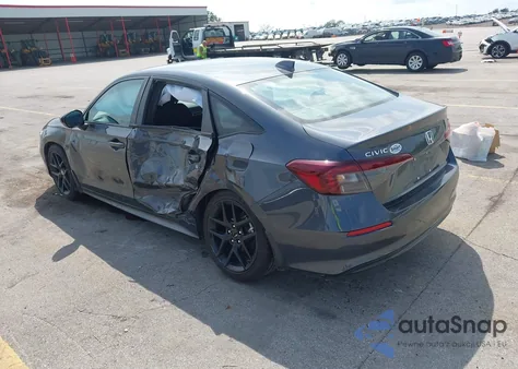 2025 Honda Civic Sport z USA, uszkodzony, nr VIN 2HGFE2F57SH506919